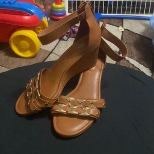 Torrid Brown Midi Wedges
